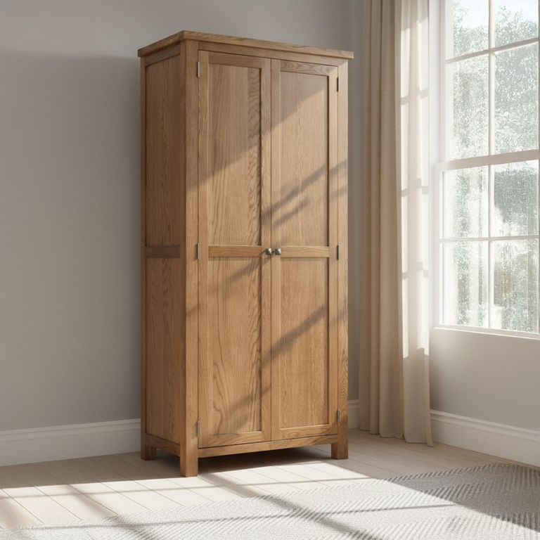 Original Wardrobe - 2 Door - Rustic Oak