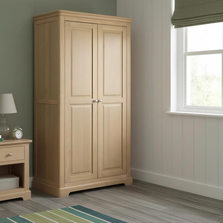 Cromwell Wardrobe - 2 Door - Oak