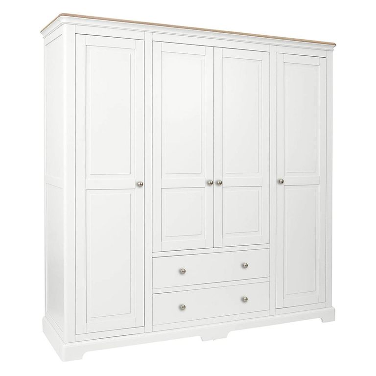 Cromwell Chest - 2+4 Drawer - White Painted
