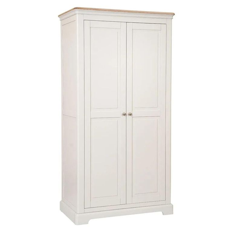 Cromwell Wardrobe - 2 Door - Grey Painted