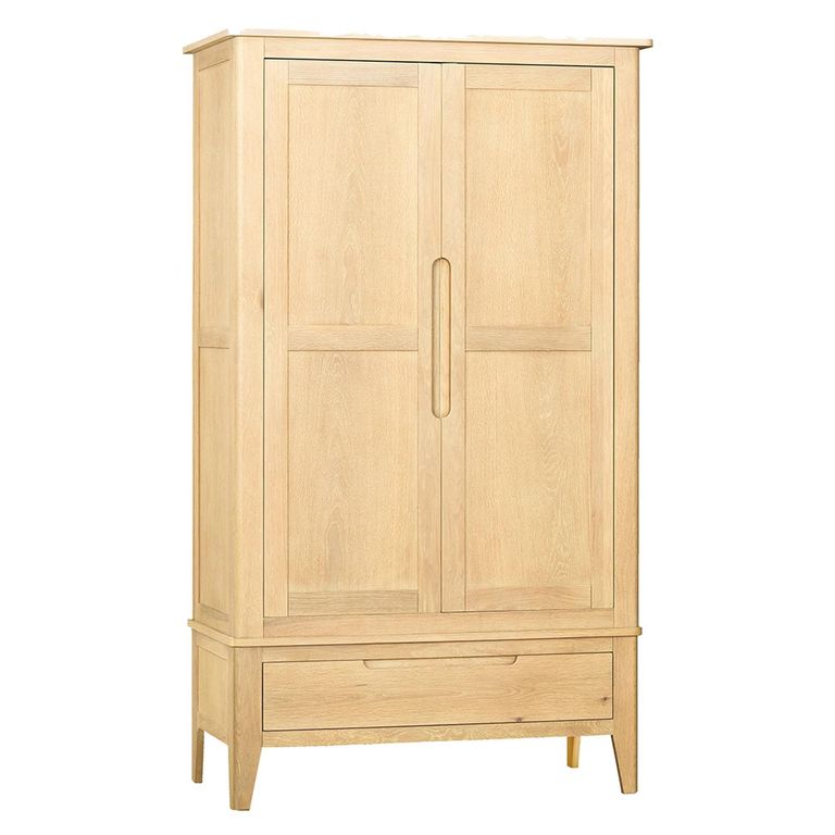 Twyford Wardrobe - 2 Door - 1 Drawer - Oak
