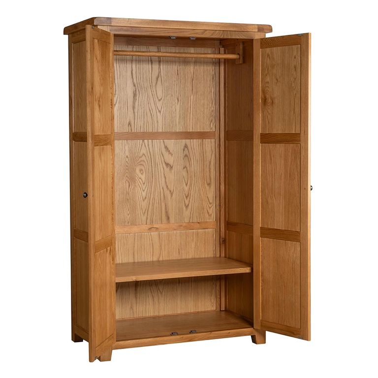 Somer Wardrobe - 2 Door - Oak