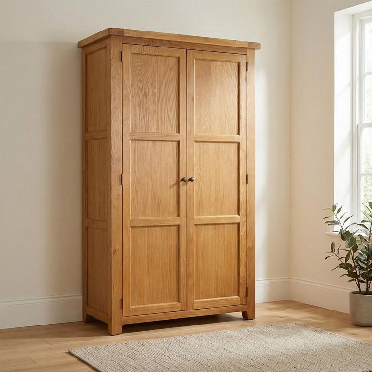Somer Wardrobe - 2 Door - Oak