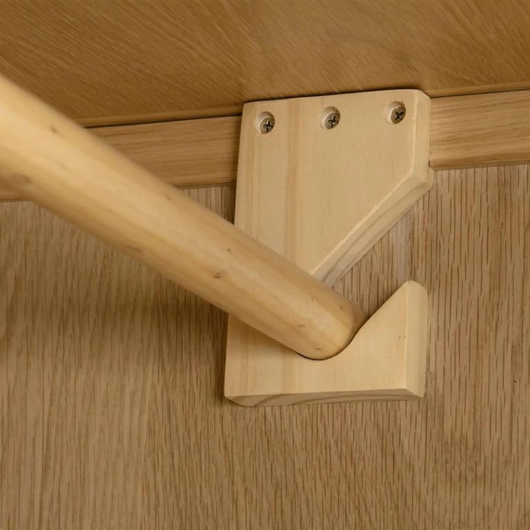 Cotswold Double Wardrobe - 2 Door - 1 Drawer - Oak