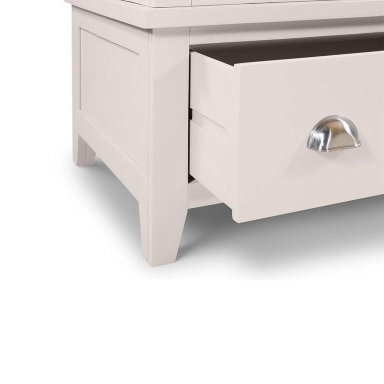 Richmond Double Wardrobe - 2 Door - 1 Drawer - Grey