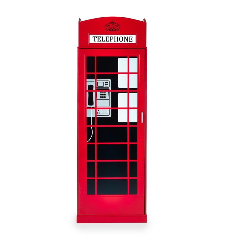 Red Telephone Box Wardrobe