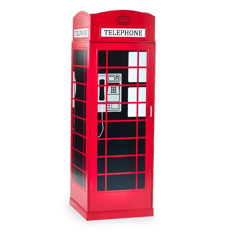 Red Telephone Box Wardrobe