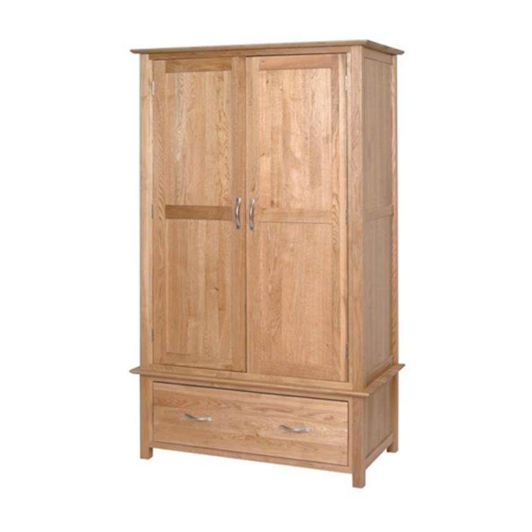 Nimbus Wardrobe - 2 Door - 1 Drawer - Oak