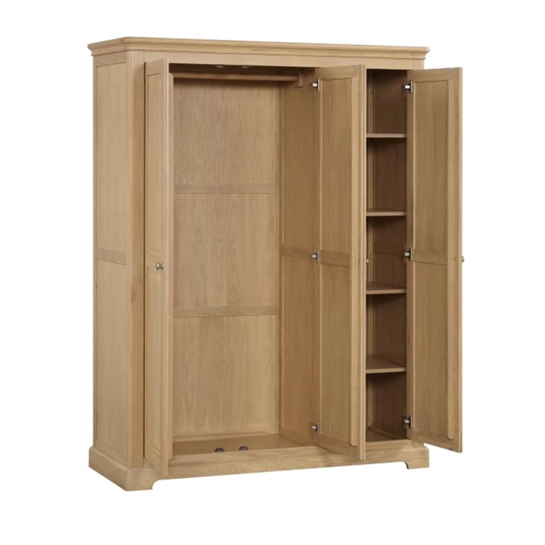 Cromwell Wardrobe - 3 Door - Oak
