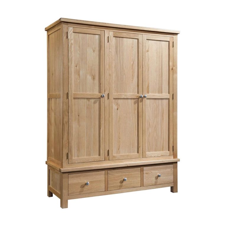 Appleby Wardrobe - 3 Door - Oak