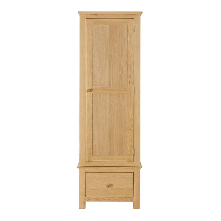 Arlington Single Wardrobe - 1 Door - Oak