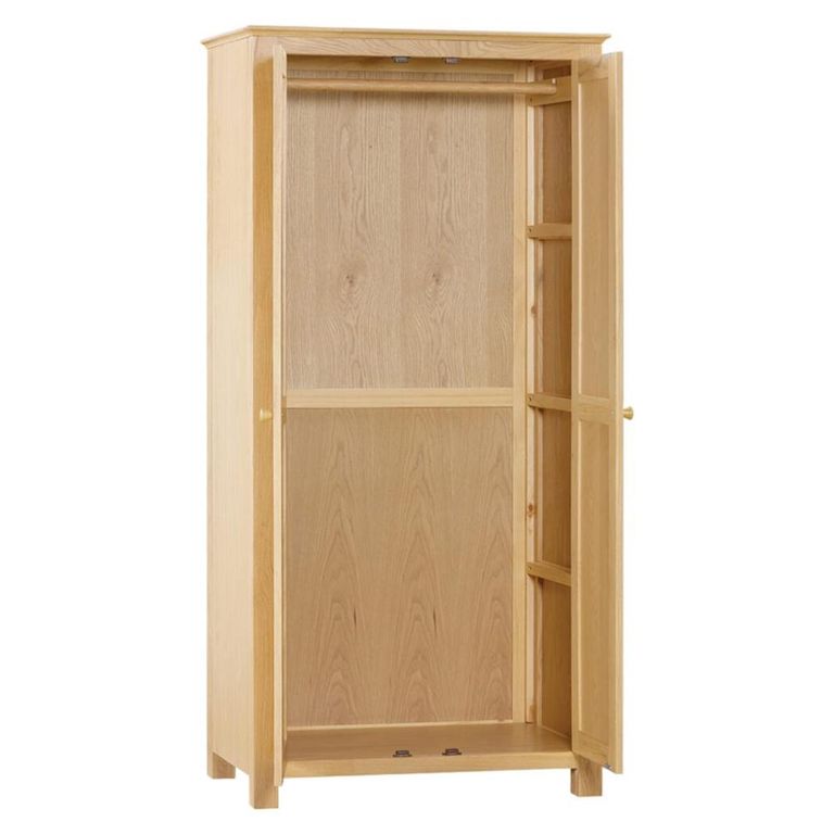 Arlington Wardrobe - 2 Door - Oak