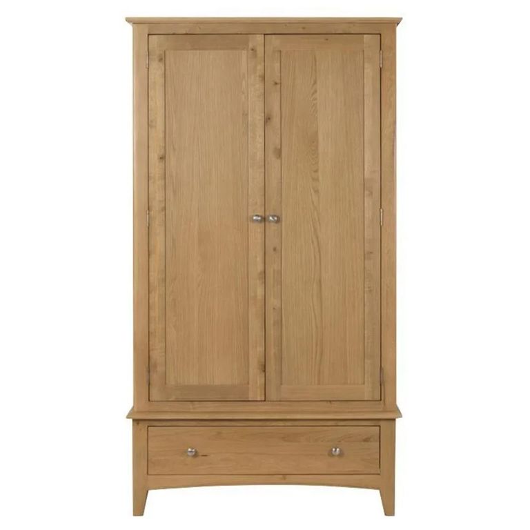 Kilkenny Wardrobe - 2 Door - 1 Drawer - Oak