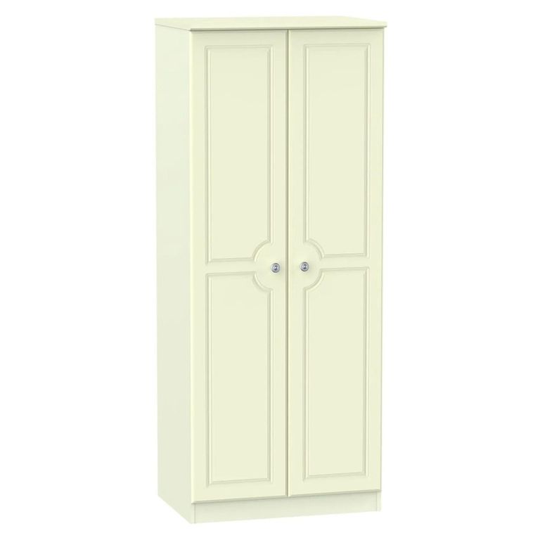 Pembroke Cream 2 Door Plain Wardrobe