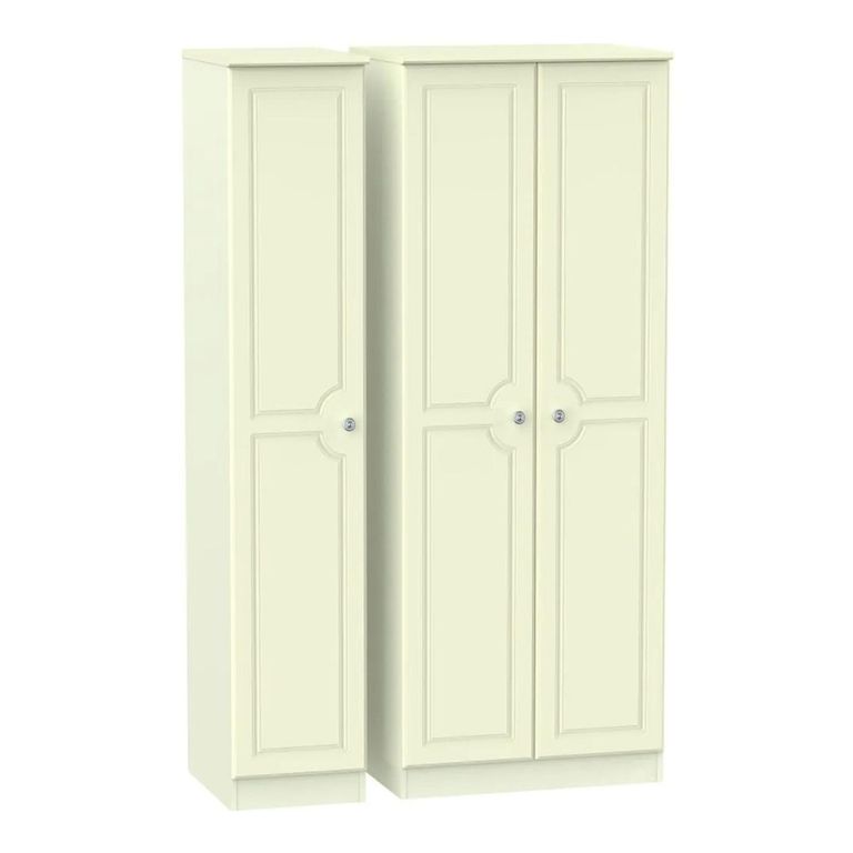Pembroke Cream 3 Door Tall Triple Wardrobe