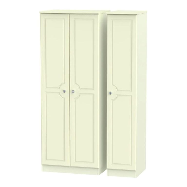 Pembroke Cream 3 Door Tall Triple Wardrobe