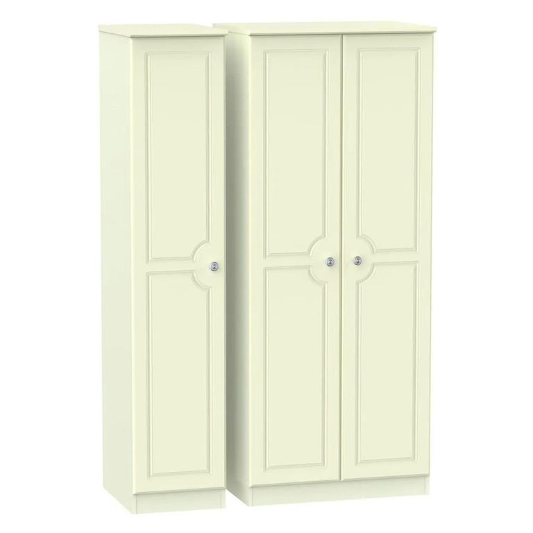 Pembroke Cream 3 Door Triple Wardrobe