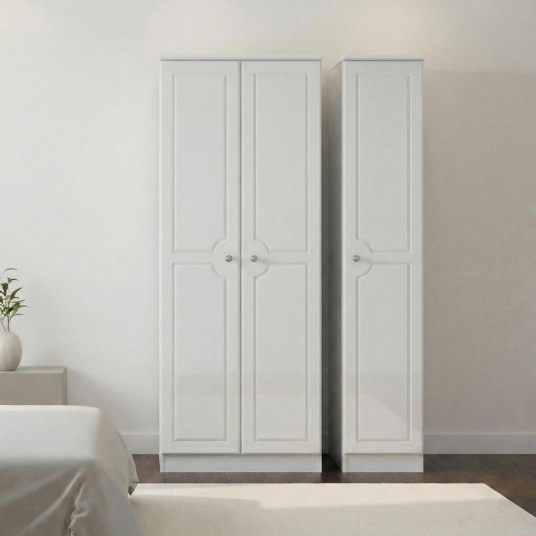 Pembroke White 3 Door Tall Triple Wardrobe