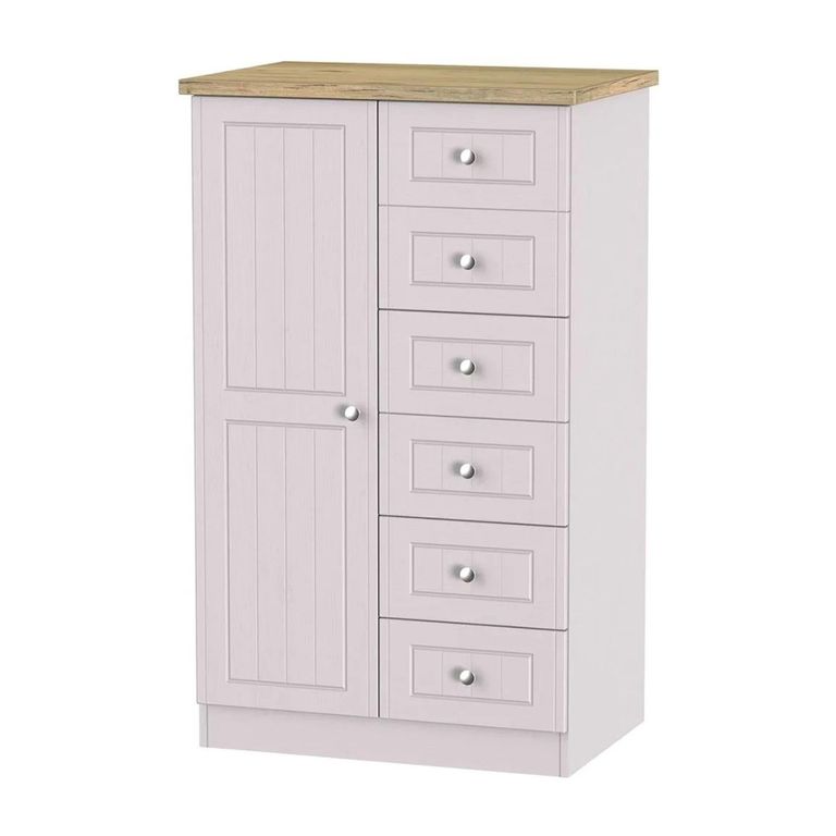 Vienna Wardrobe - 1 Door - Midi - Cashmere