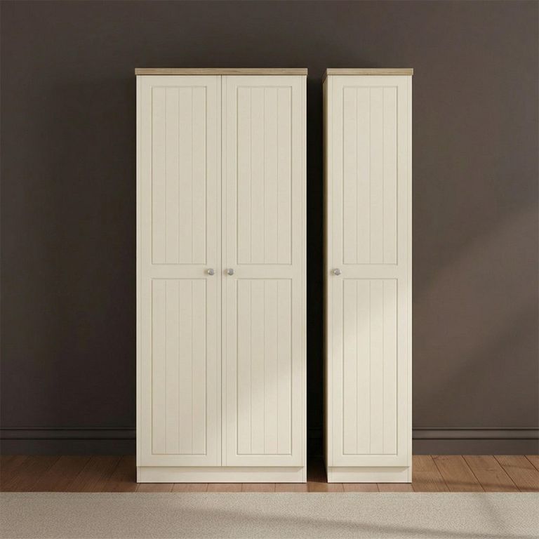 Vienna Wardrobe - 3 Door - Triple - Cream