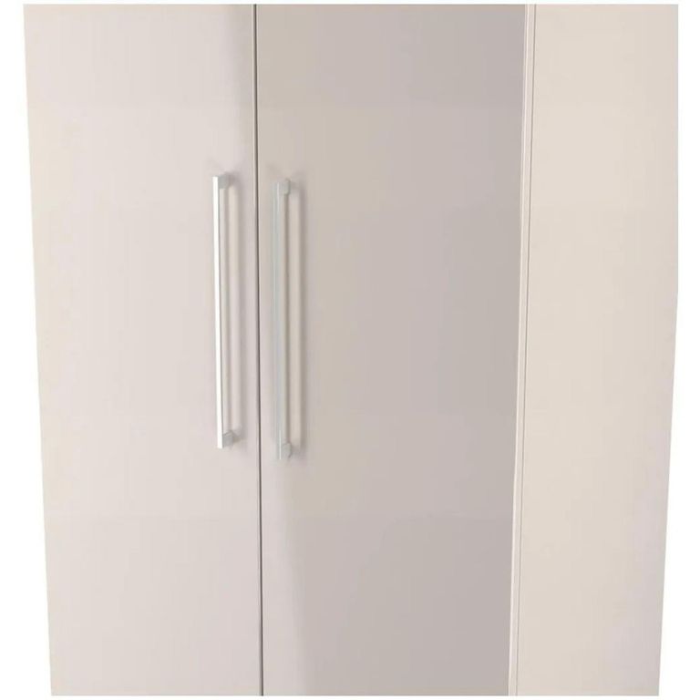 Paris Wardrobe - 2 Door - Plain - Tall - Cashmere Gloss