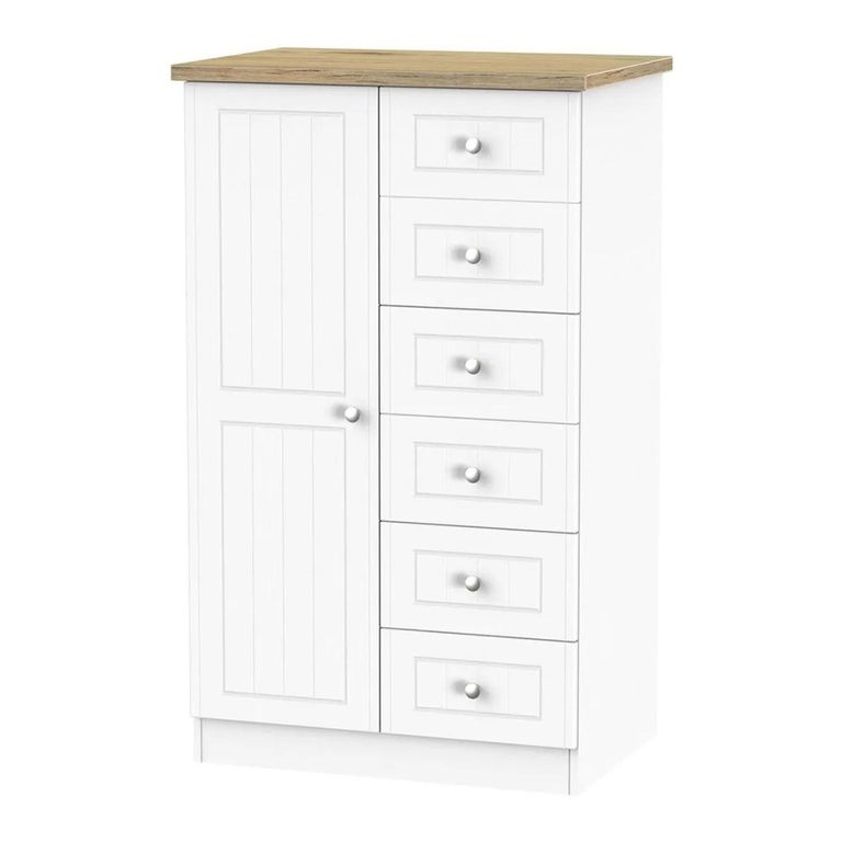 Vienna Wardrobe - 1 Door - Midi - Porcelain