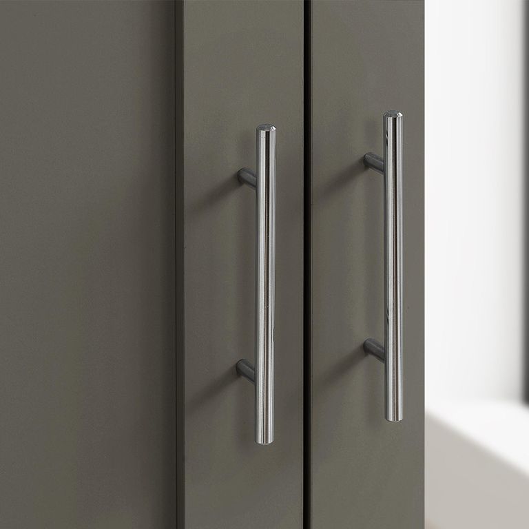 Highgate Wardrobe - 2 Door - Dark Grey Painted