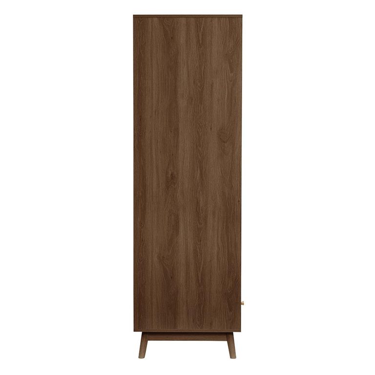 Herringford Wardrobe - 2 Door - 1 Drawer - Walnut