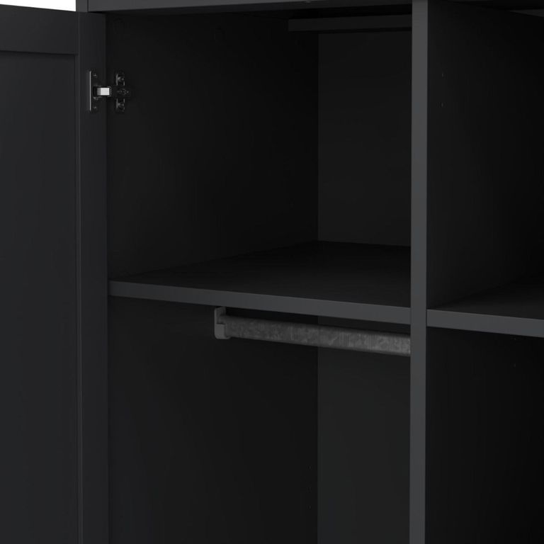 Paris Wardrobe - 2 Door - Grey