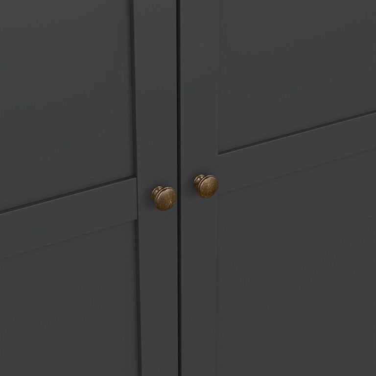Paris Wardrobe - 3 Door - Grey