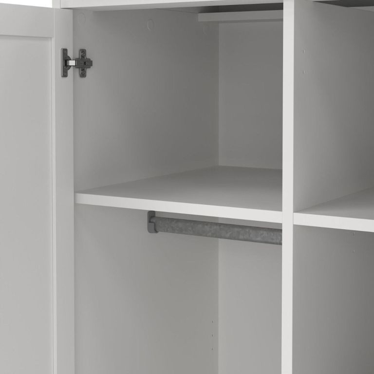 Paris Wardrobe - 2 Door - White