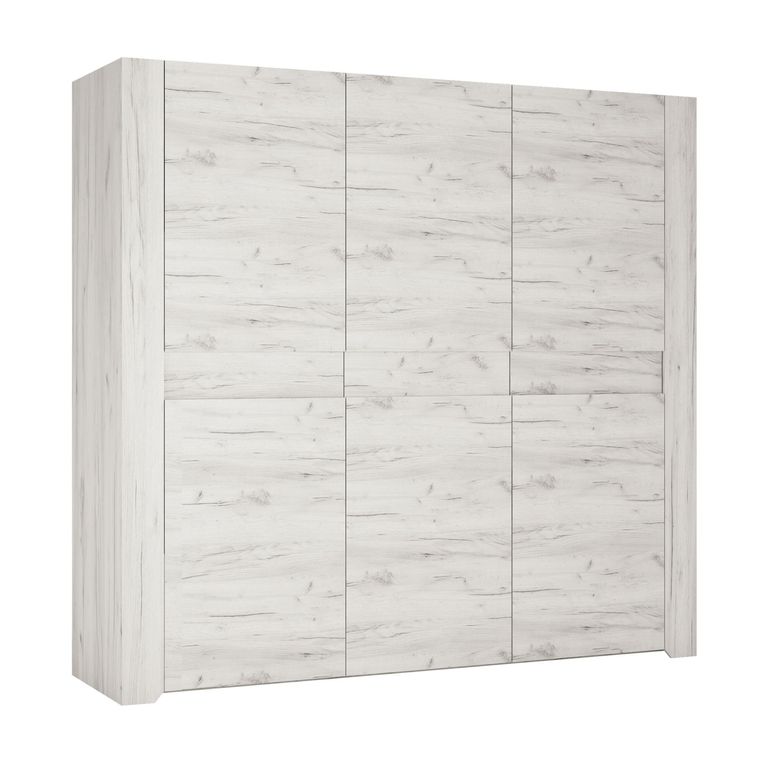 Angel Wardrobe - 3 Door - White