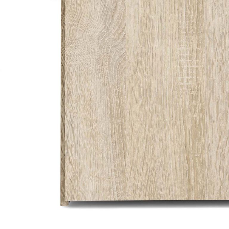 Space Wardrobe - 3 Door - 3 Drawer - Oak