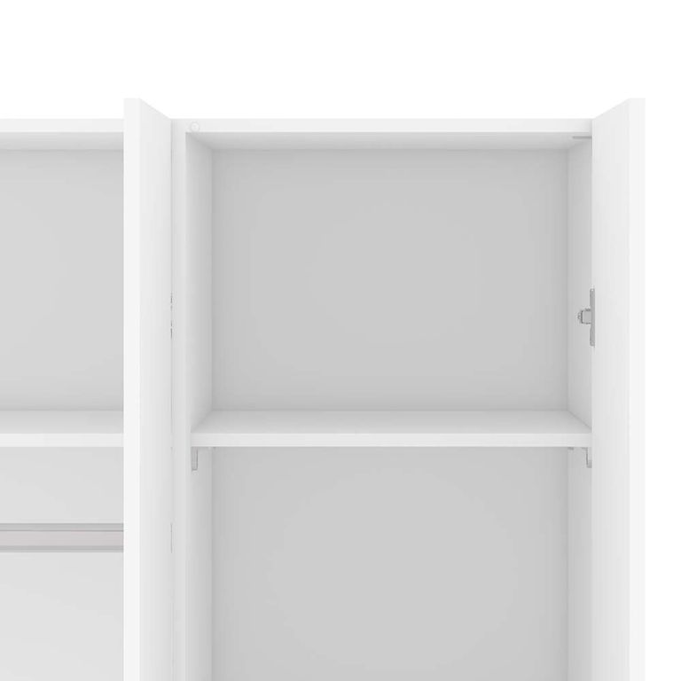 Space Wardrobe - 3 Door - White