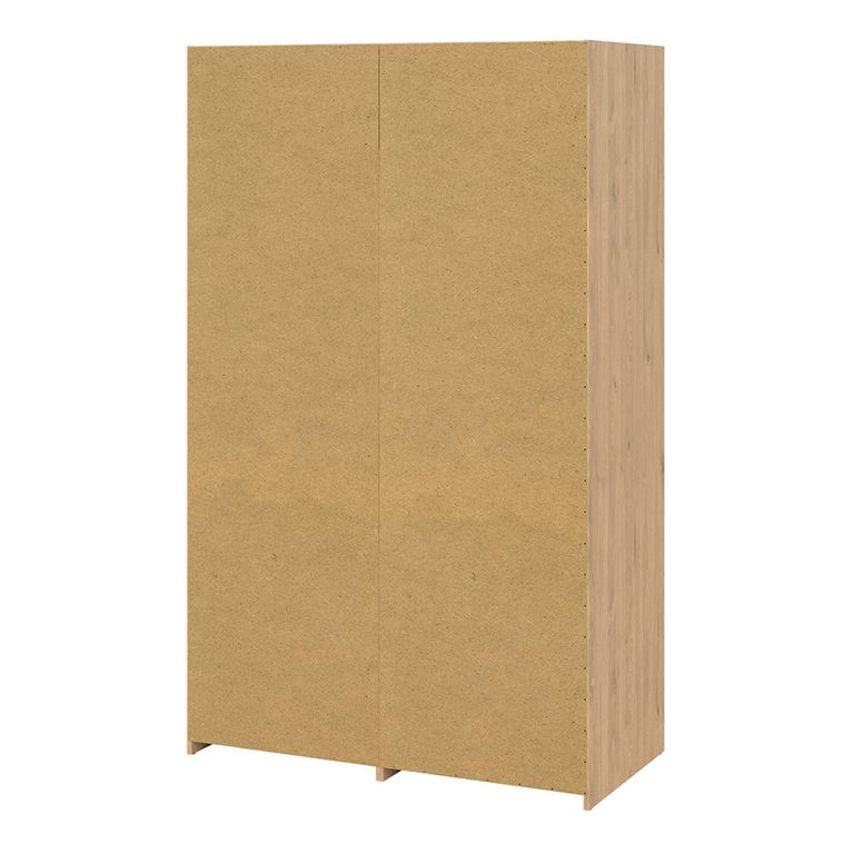 Line Wardrobe - 2 Door - 2 Drawer - Sliding - Oak