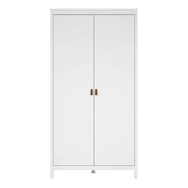 Barcelona Wardrobe - 2 Door - White