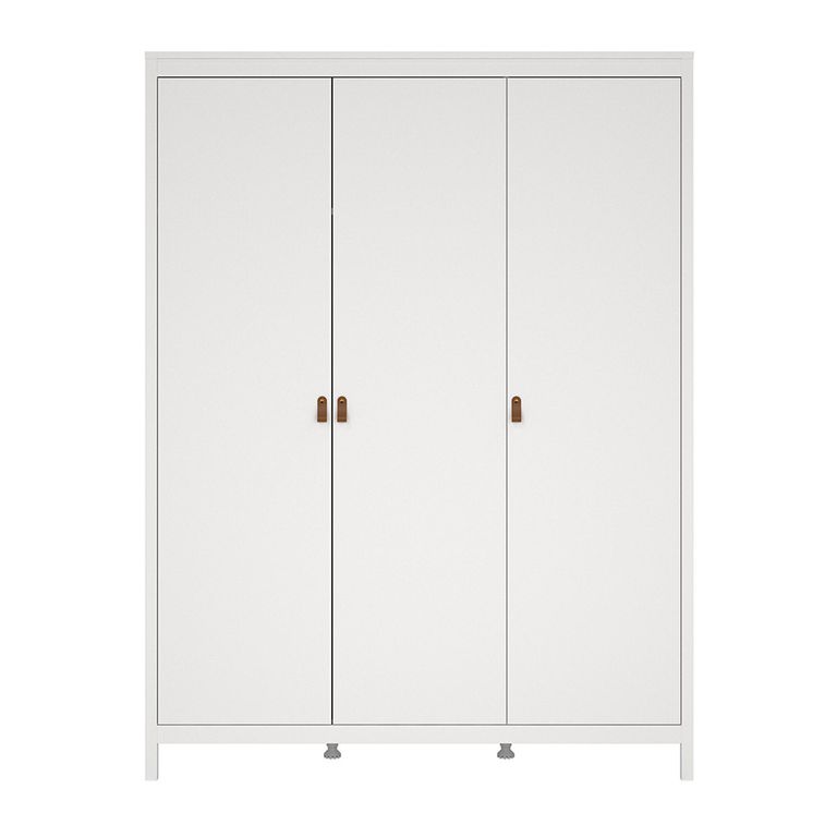 Barcelona Wardrobe - 3 Door - White