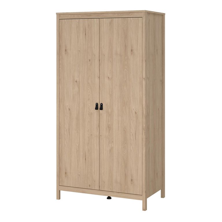 Barcelona Wardrobe - 2 Door - Jackson Hickory Oak
