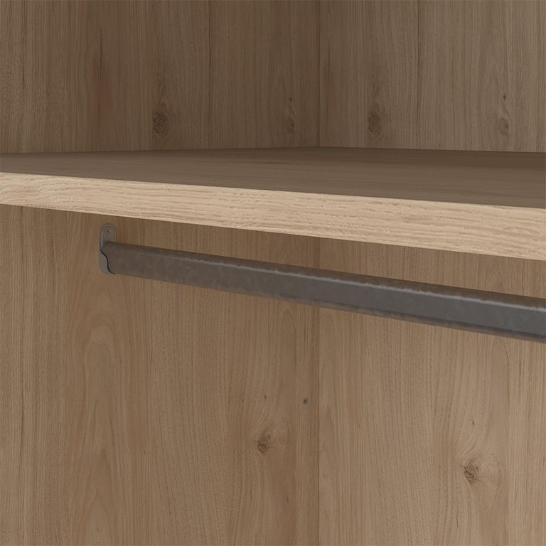 Madrid Wardrobe - 3 Door - Jackson Hickory Oak