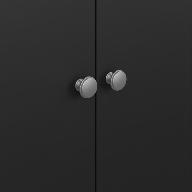 Madrid Wardrobe - 2 Door - Black