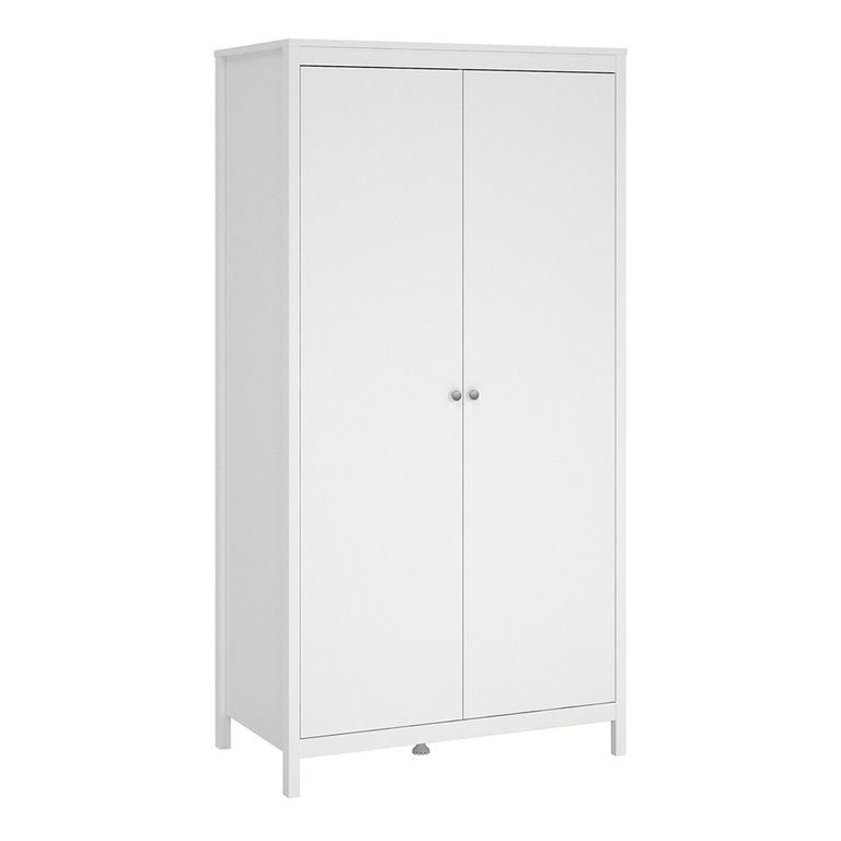 Madrid Wardrobe - 2 Door - White