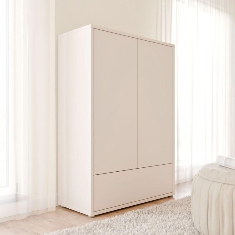 Alice Springs Wardrobe - 2 Door - 1 Drawer - Sand