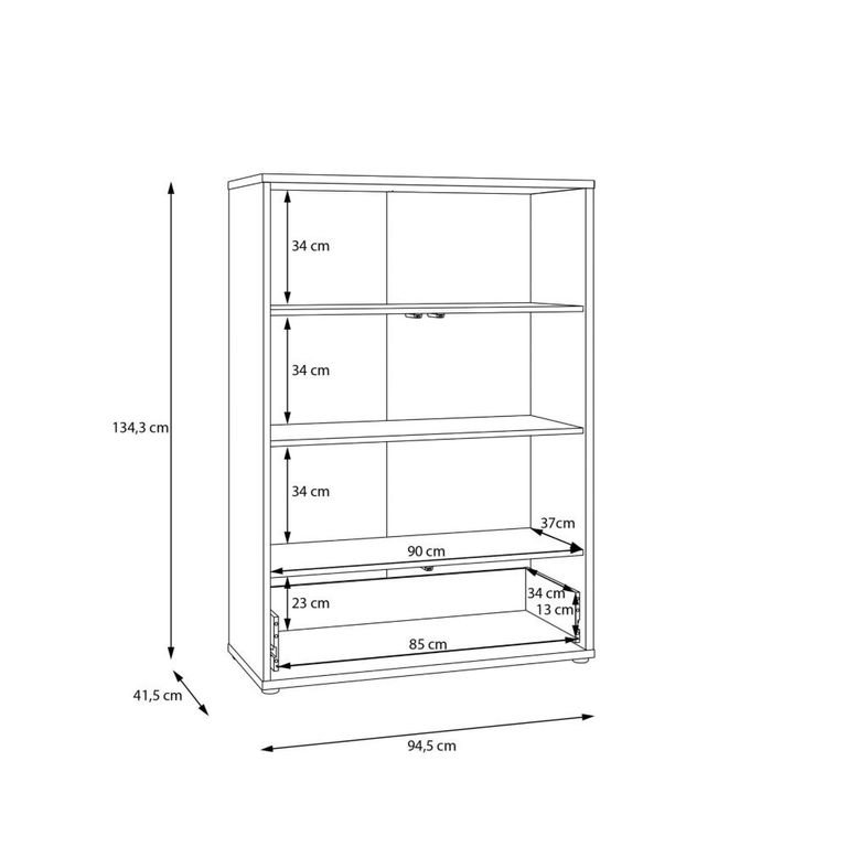 Alice Springs Wardrobe - 2 Door - 1 Drawer - Sand