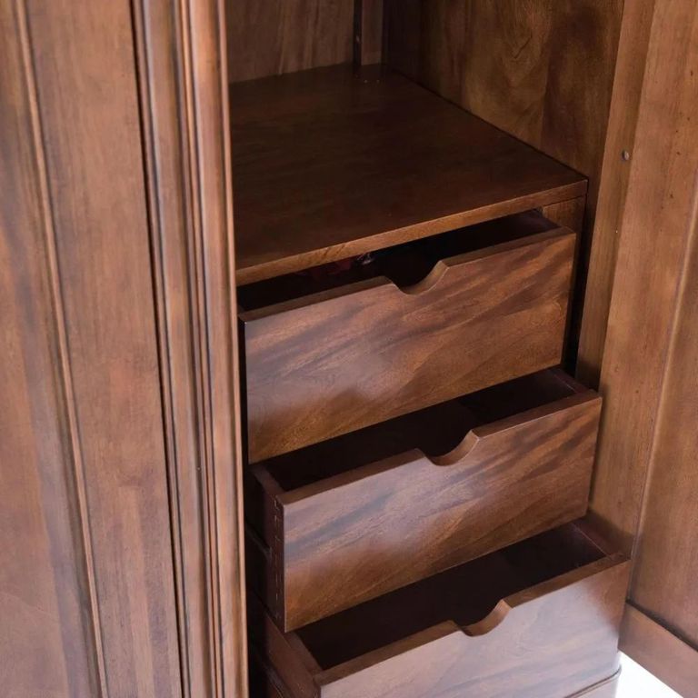Antoinette Triple Wardrobe - 3 Door - Cherrywood