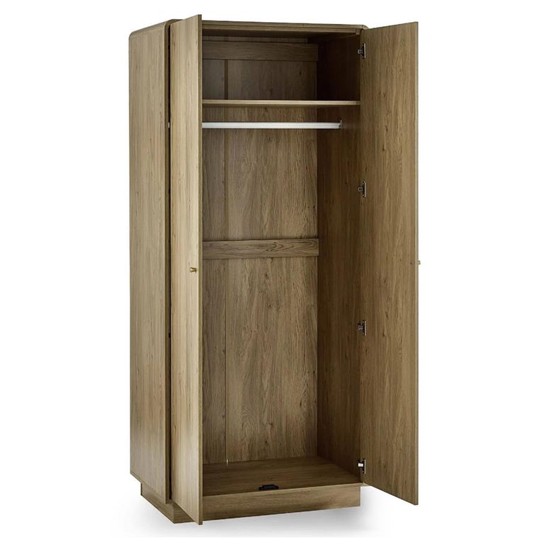 Ingrid Wardrobe - 2 Door - Natural - Oak