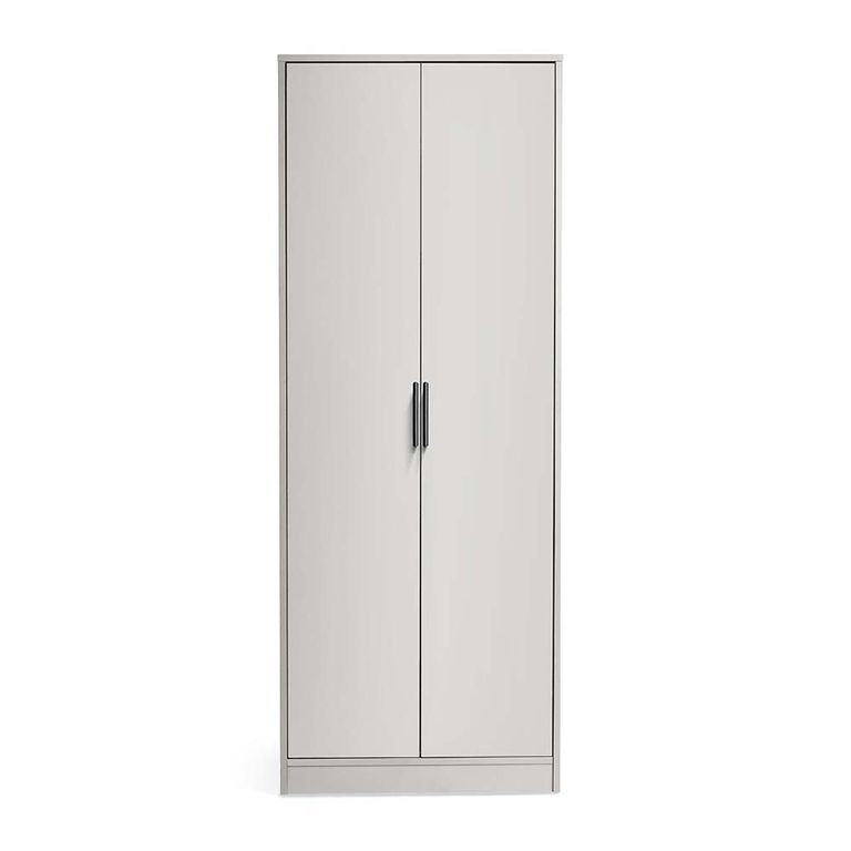Alba Grey Wardrobe - 2 Door