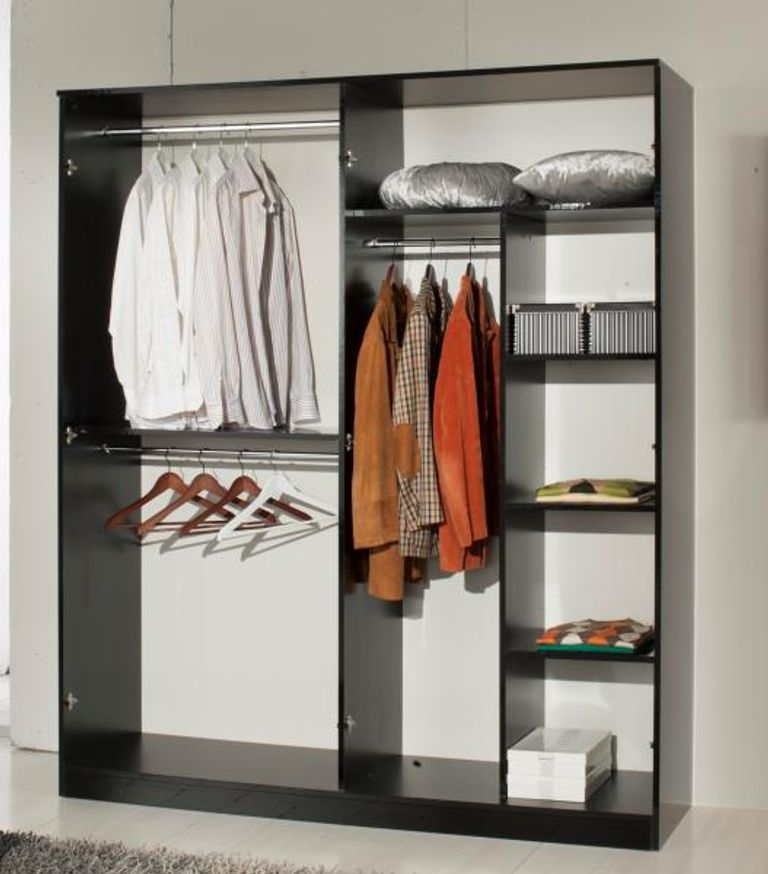 Ambra White Italian 4 Door Wardrobe with Mirrors