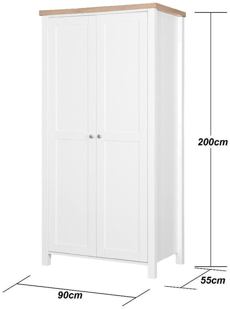 Arthur White 2 Door Wardrobe