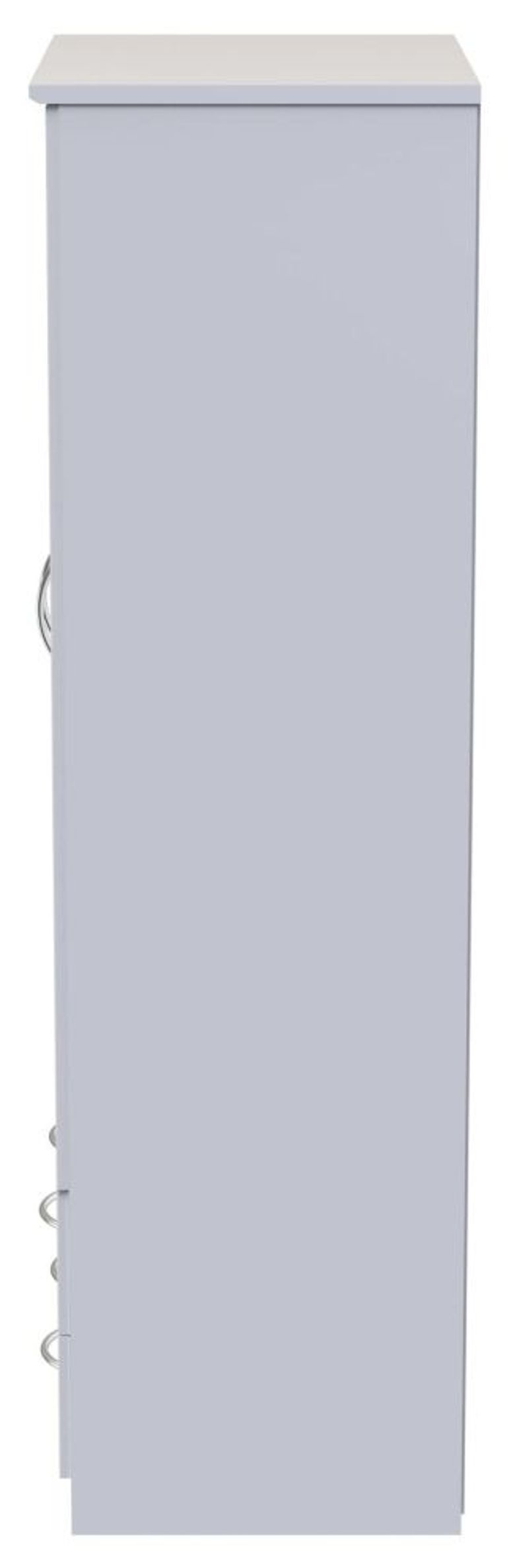 Avon White 2 Door 2 Drawer Double Wardrobe