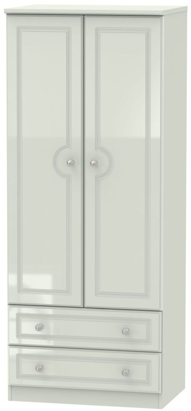 Balmoral Cashmere 2 Door 2 Drawer Double Wardrobe